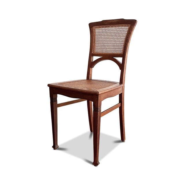 Empire Style Hand Caned Chair Chairish