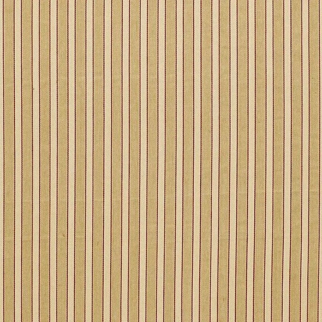 Schumacher's cotton and linen Antique Ticking Stripe is everything you want in a classic, go-to fabric: it's crisp, fresh...
