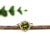 Art Deco 2ct Peridot Ring W Natural Diamond Halo in Solid 14k Yellow Gold Round Size 6.75 For Sale - Image 3 of 7