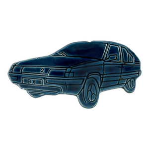 Vintage Citroën Bx Blue Ceramic Ashtray Catchall Dish