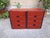 Como Bedside Tables MB3 Model in Red Lacquer and Burnished Brass by Luigi Caccia Dominioni for Azucena, 1970s, Set of 2 For Sale - Image 9 of 9