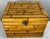 Wood Vintage Bamboo Jewelry Box or Keepsake Chest in Natural Bamboo, Asian-Inspired For Sale - Image 7 of 9