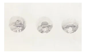 1970s Portrait Litho by Adrienne Anderson
