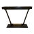 Theodore Alexander Modern Espresso Finished Wood Thierry Console Table For Sale