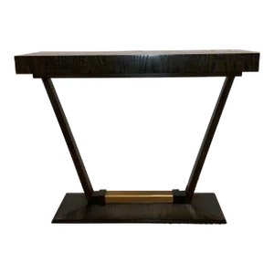 Theodore Alexander Modern Espresso Finished Wood Thierry Console Table