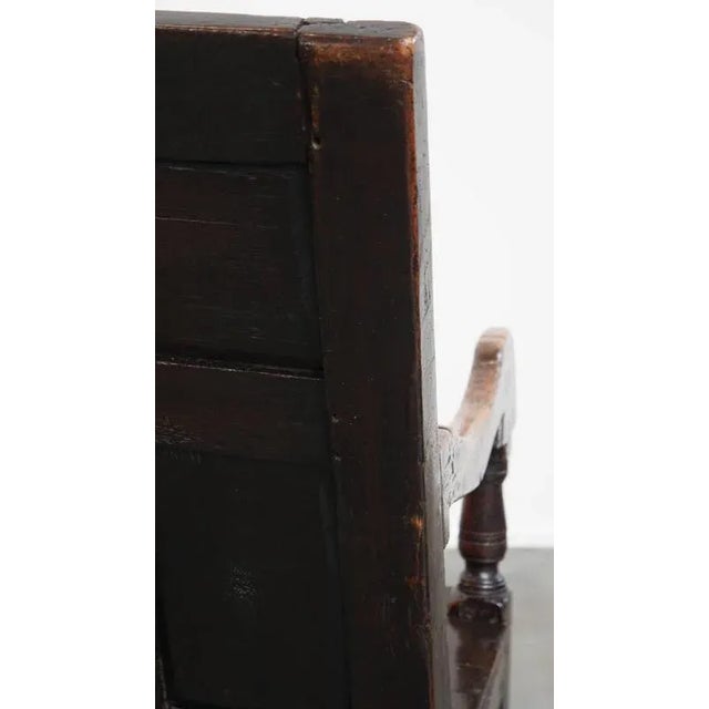 Antique Wainscot Chair in Oak, 1600s For Sale - Image 17 of 18