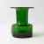 Green Belgian Green Glass Vase from Boussu, 1970s For Sale - Image 8 of 11