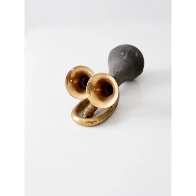 Antique Brass Car Horn For Sale - Image 11 of 11