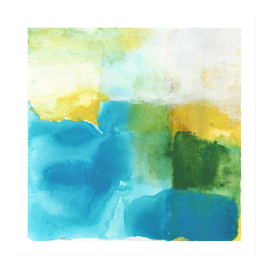 Untitled #260 Watercolor Print on Fine Art Paper by Michelle Oppenheimer