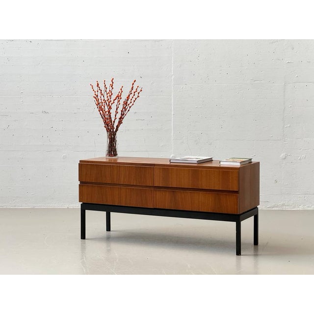 Mid-Century Modern Mid-Century Modern Teak Sideboard with Drawer Front, 1970s For Sale - Image 3 of 16