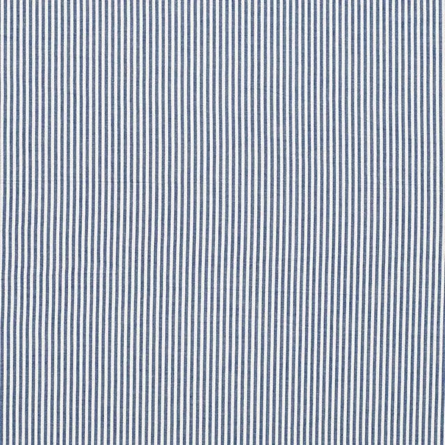 Contemporary Sample - Schumacher Bailey Seersucker Fabric in Blue For Sale - Image 3 of 3