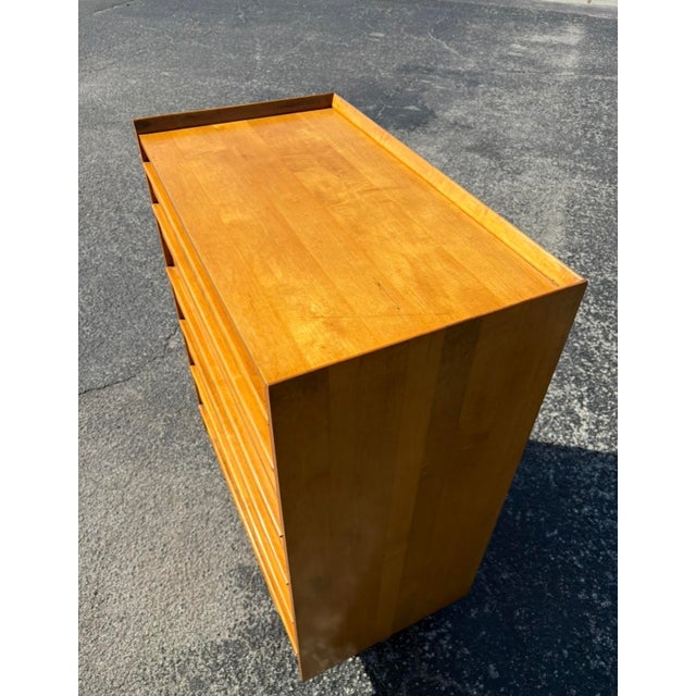 Brown Mid Century Crawford Tallboy For Sale - Image 8 of 10