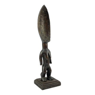 Early 20th Century Dan Figural Spoon on Custom Base Cote d'Ivoire For Sale