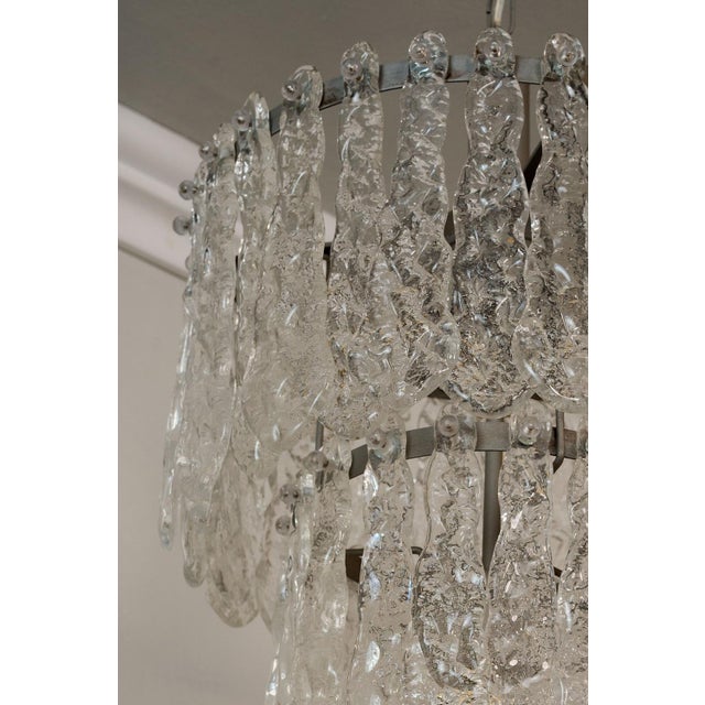Mid-Century Murano Glass Chandelier, 1990s For Sale - Image 7 of 11