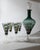 Vintage Italian Blue Murano Glass Liqueur Decanter Glasses with Hand Painted Gilt Details, 1950s, Set of 5 For Sale - Image 12 of 15