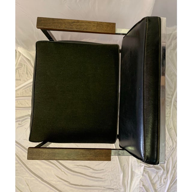 Vintage Eck-Adams Chrome Frame Office Chair For Sale - Image 9 of 11