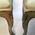 Late 19th Century Vintage Italian Green Painted, Carved and Gilt Louis XV Side Chairs- A Pair For Sale - Image 10 of 12