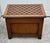 1960s Wood Accent Chest Nightstand French Louis XIII Style Small 3 Drawer Parquet Top For Sale - Image 5 of 12