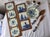 Vintage Delft Blue Tiles, Salt and Pepper Shaker, and Tray, 1920s, Set of 7 For Sale - Image 12 of 12