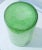 Glass Large Bright Green Seeded Hand-Made Vase For Sale - Image 7 of 8