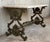 Mid 19th Century French Solid Cast Iron French Scrolling "Butterfly" Coffee Table with Marble Top For Sale - Image 18 of 18