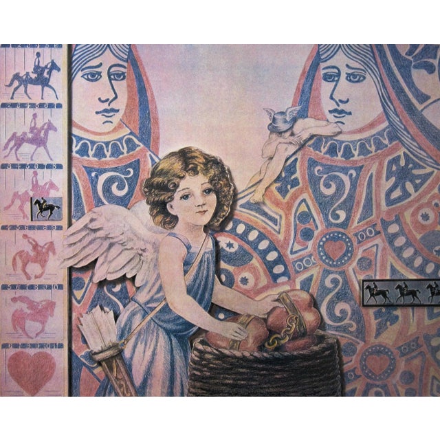 This artwork titled "The Hearthkeepers" c.1980 is an original color lithograph on wove paper by American artist Robert...