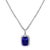 21 Carat Cushion-Cut AAA Tanzanite & 9.5 Ct Diamonds, Pendant Necklace Estate For Sale - Image 13 of 18