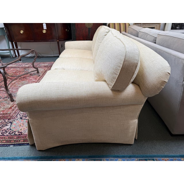 Traditional Brunschwig & Fils Cavendish Loose Back Sofa For Sale - Image 3 of 12