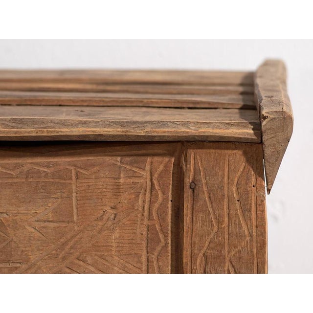 Vintage Primitive Trunk, 1920s For Sale - Image 13 of 15