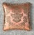 Vintage Fortuny Jaquard With Caterpillar Fringe Pillow For Sale In West Palm - Image 6 of 16