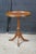 Vintage Georgian Style Round Mahogany Piecrust Pedestal Table Sculpture Stand For Sale - Image 12 of 18