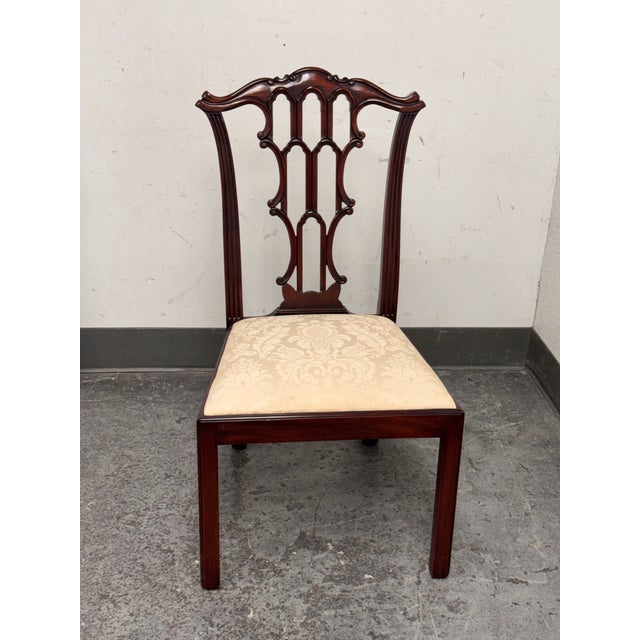 Henkel Harris Henkel Harris Chippendale Side Chair, Style No. 1228 For Sale - Image 4 of 12