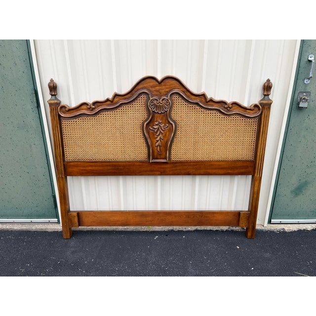 A beautiful Queen size headboard from Drexel Heritage's Brittany Collection. This iconic collection is defined with strong...