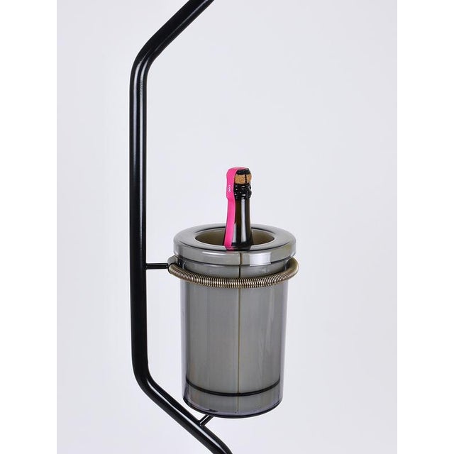 1980s Servino Wine Ice Bucket by Achille Castiglioni for Zanotta, Italy, 1987 For Sale - Image 5 of 17