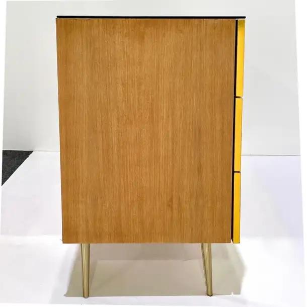 Postmodern Italian Printed Pop Art Black Blue Butterfly Lacquer Wood Chest/Sideboard For Sale - Image 3 of 12