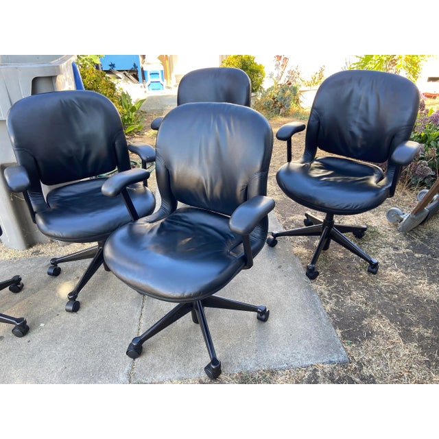 Vintage Herman Miller Conference Room Chairs Set of 5 Chairish