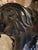 Wood Large Teakwood Elephant Garden Seat Sculpture For Sale - Image 7 of 9