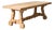 Spanish Splayed Leg Bleached Oak Trestle Dining Table (C. 1900) For Sale
