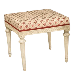 Set of 18th Century Swedish Carved Wood Stools