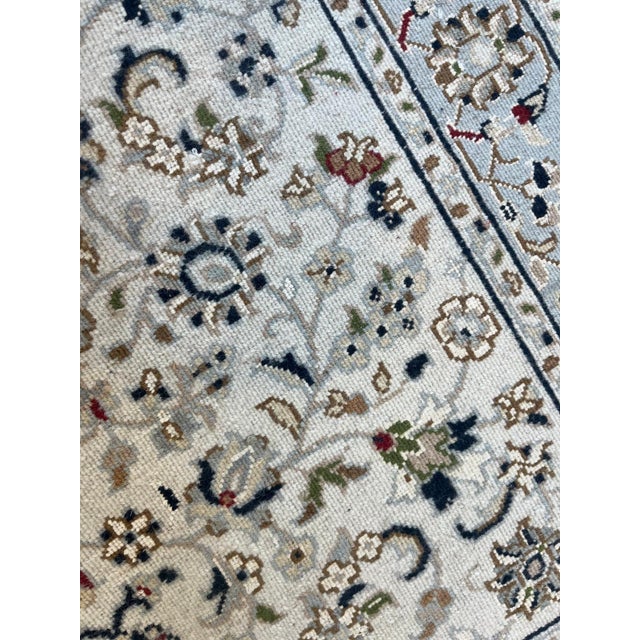Indo Persian Nain , 2'9" X 14'2" For Sale - Image 4 of 5