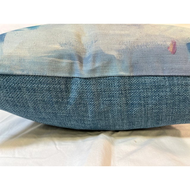 16" Square Pillow Decorated With the Portrait of a Majestic Highland Cow - Made in the U K For Sale - Image 10 of 10