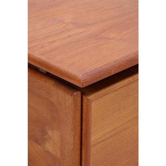 Brown Mid-Century Danish Teak Desk by Arne Vodder For Sale - Image 8 of 16