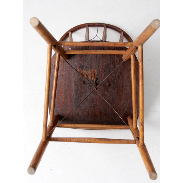 Antique Heywood Wakefield Windsor Chair For Sale - Image 10 of 13
