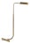 Floor Reading Lamp in Gold Plated Steel, 1970 For Sale