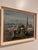 Mid-Century Modern Mid-Century Modern Coastal Harbor Painting, Signed Hazel Ware, New York Gallery For Sale - Image 3 of 7
