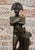 Napoleon Bonaparte in Uniform -19th century Bronze sculpture patinated bronze sculpture on black wooden pedestal- circa...