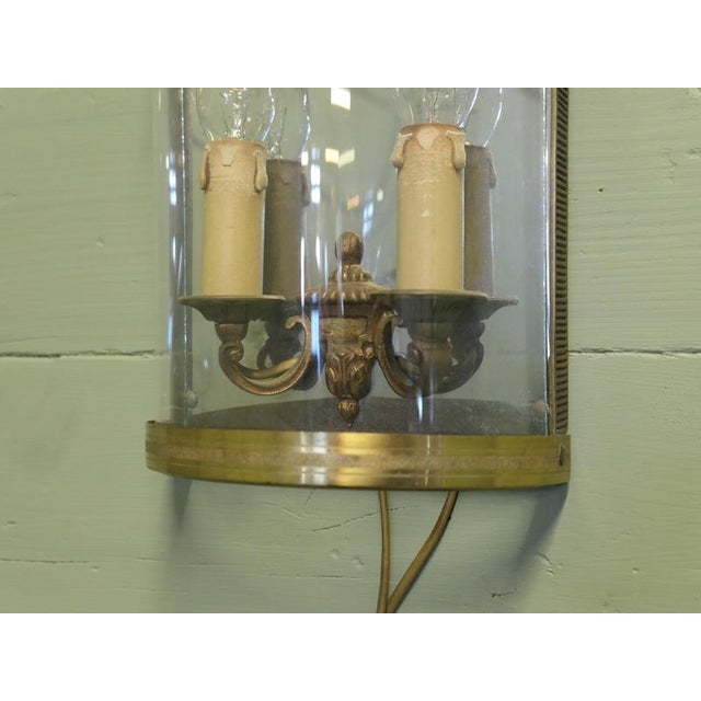 French Provincial Twin Light Wall Lantern, 1920s For Sale - Image 4 of 6