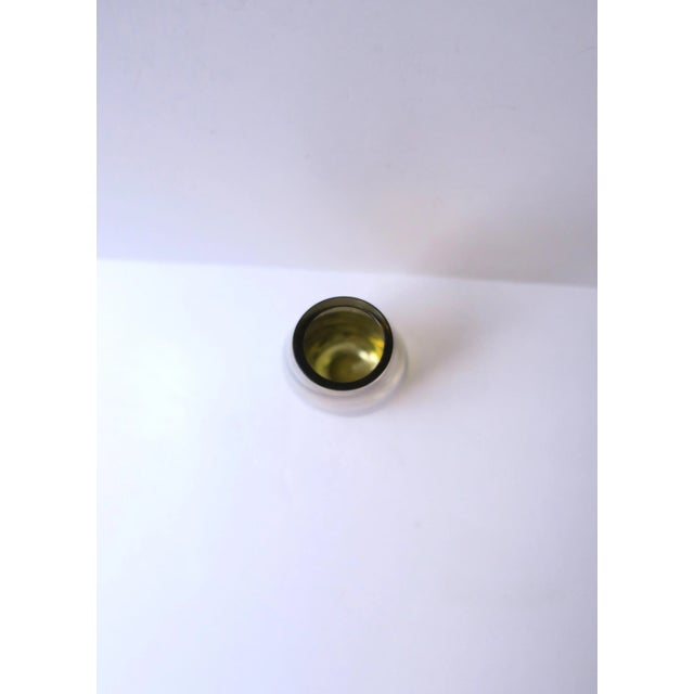 Swedish Yellow Glass Vase For Sale In New York - Image 6 of 8