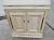 Slant Front Secretary Desk 1970s Venetian Style Distressed White For Sale - Image 9 of 12