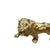 2020s Solid Brass Roaring Lion Sculpture For Sale - Image 5 of 9